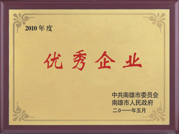2010 Outstanding Enterprise